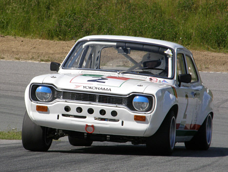 Erik Madsen var meget hurtig i den 'nye' Ford Escort.